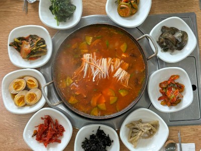 바지락고추장찌개